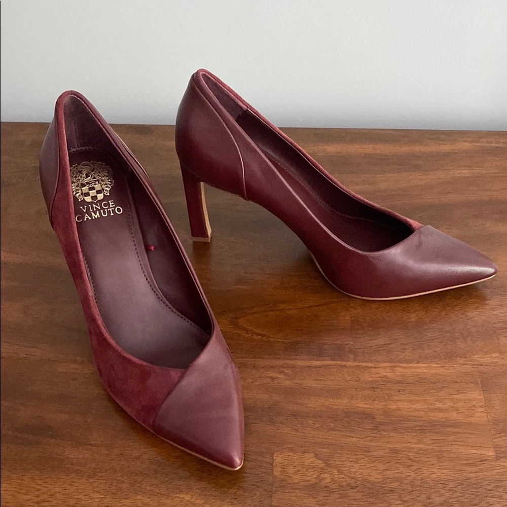 Vince Camuto Women's Burgundy Heels